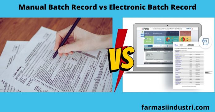 electronic batch record